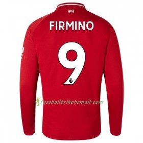 Günstige Fußballtrikots Liverpool Firmino 9 2018-2019 Langarm Heimtrikot kaufen